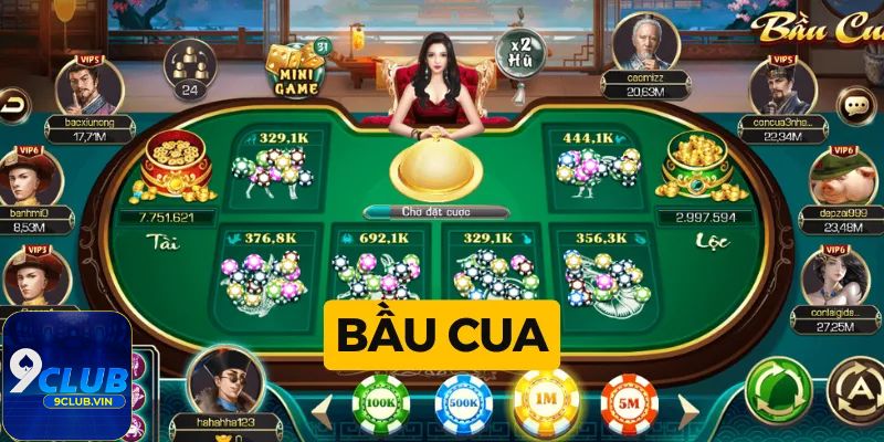 Đường truyền chơi Bầu cua 9Club Internet mạnh và ổn định